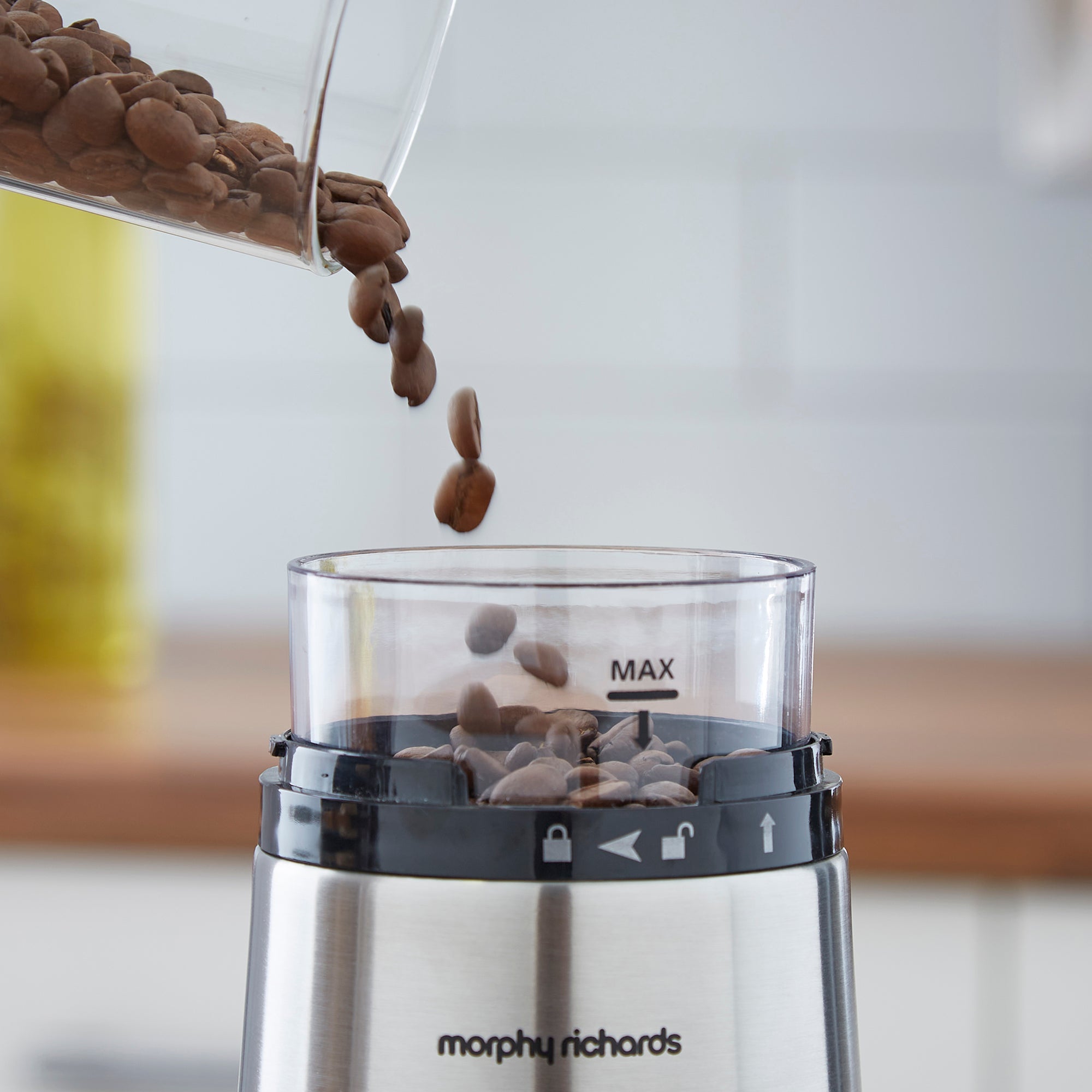 Morphy Richards Brew & Blend Coffee Grinder Electric Stainless Steel product image