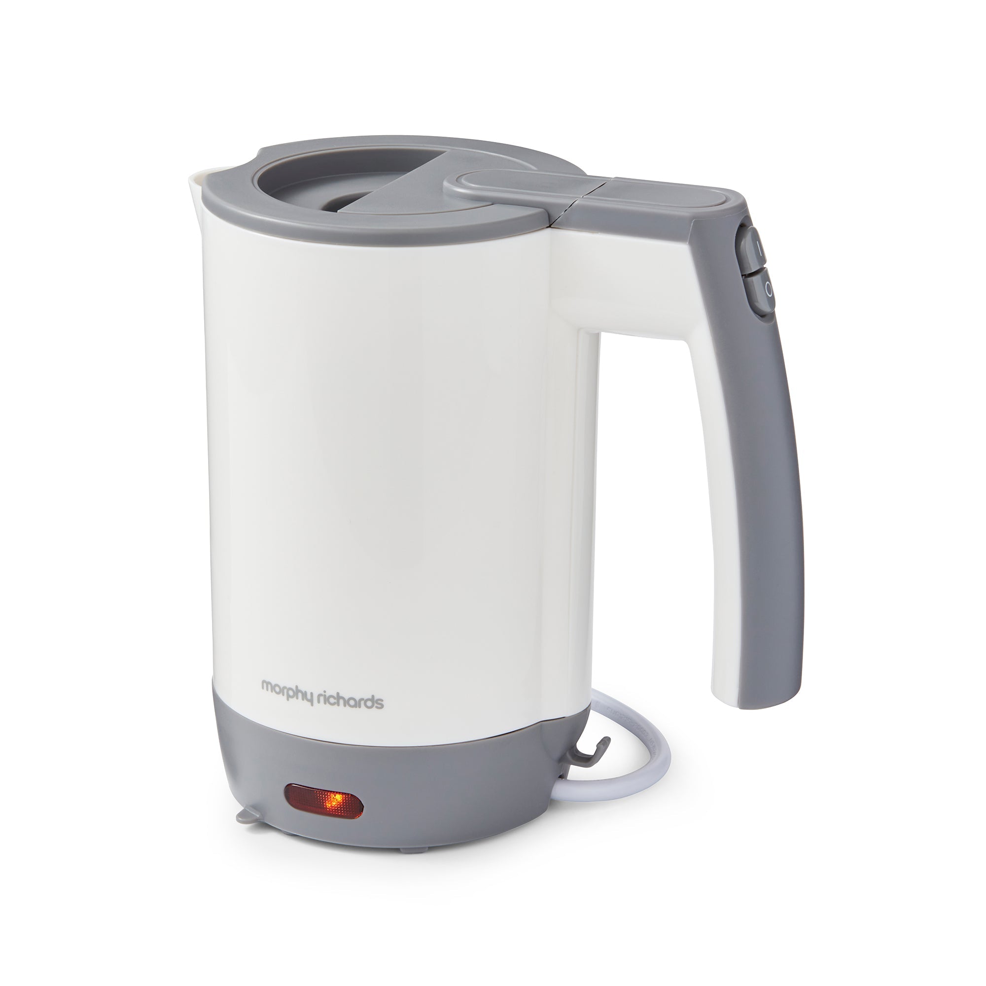 Morphy Richards Compact Travel Kettle 0.5L White & Grey product image