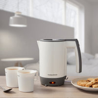 Morphy Richards Compact Travel Kettle 0.5L White & Grey product image