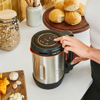Morphy Richards Compact Soup Maker 1L Stainless Steel & Black product image