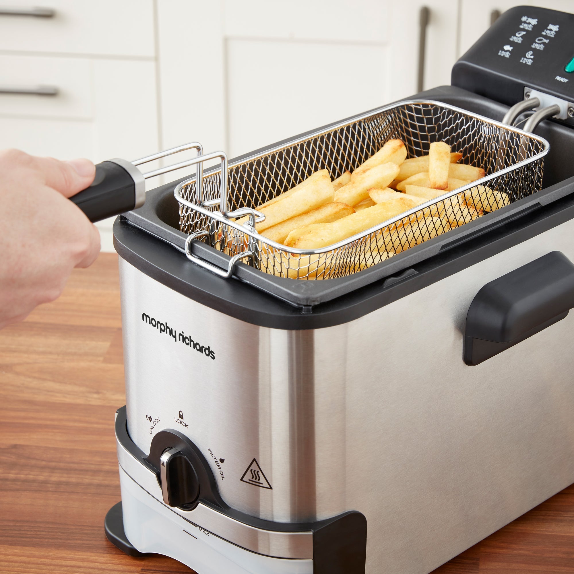 Morphy Richards FilterPro Deep Fryer 3L Stainless Steel product image