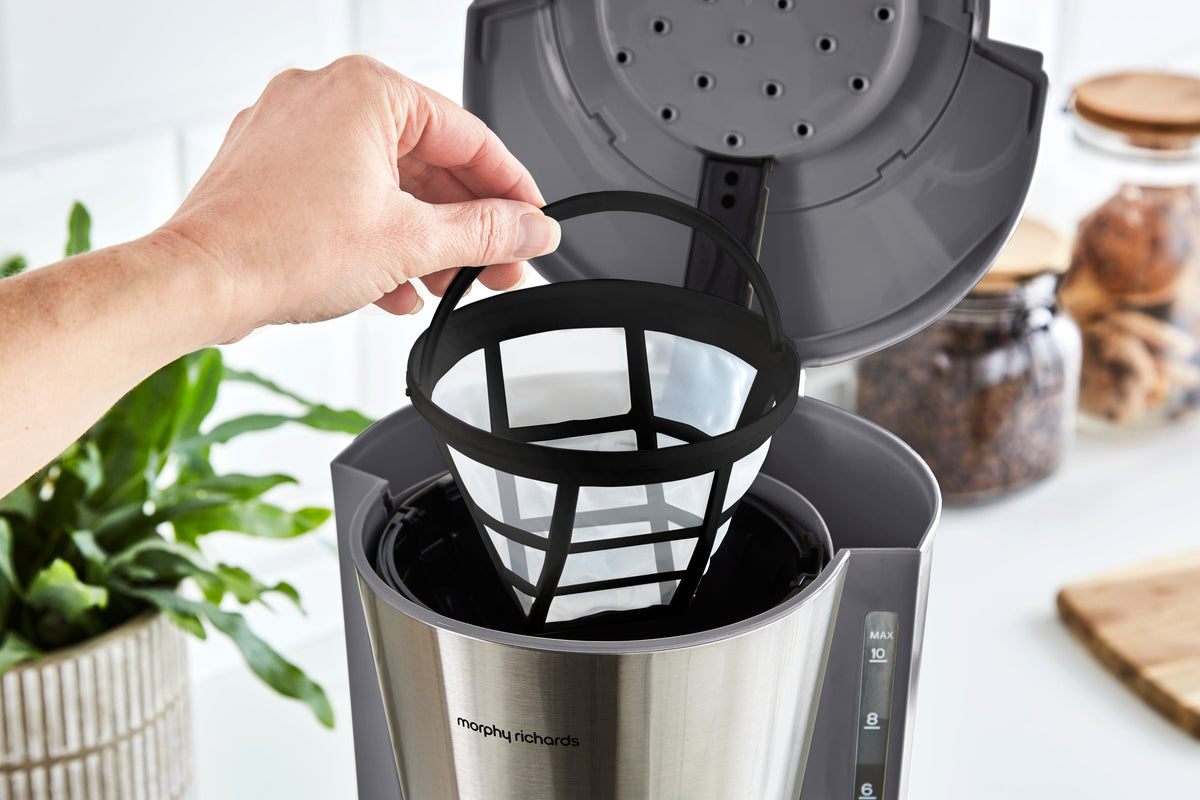 Morphy Richards Equip Coffee Machine Filter 1.2L Grey product image