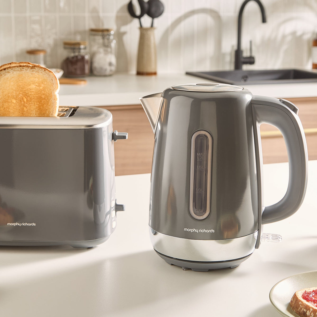Morphy Richards Equip Kettle 1.7L Grey product image