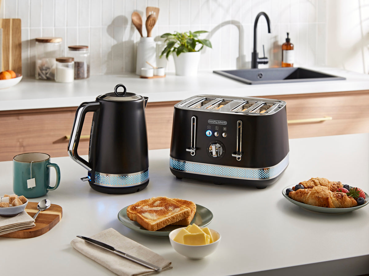 Morphy Richards Illumination Toaster 4-Slice Matt Black product image