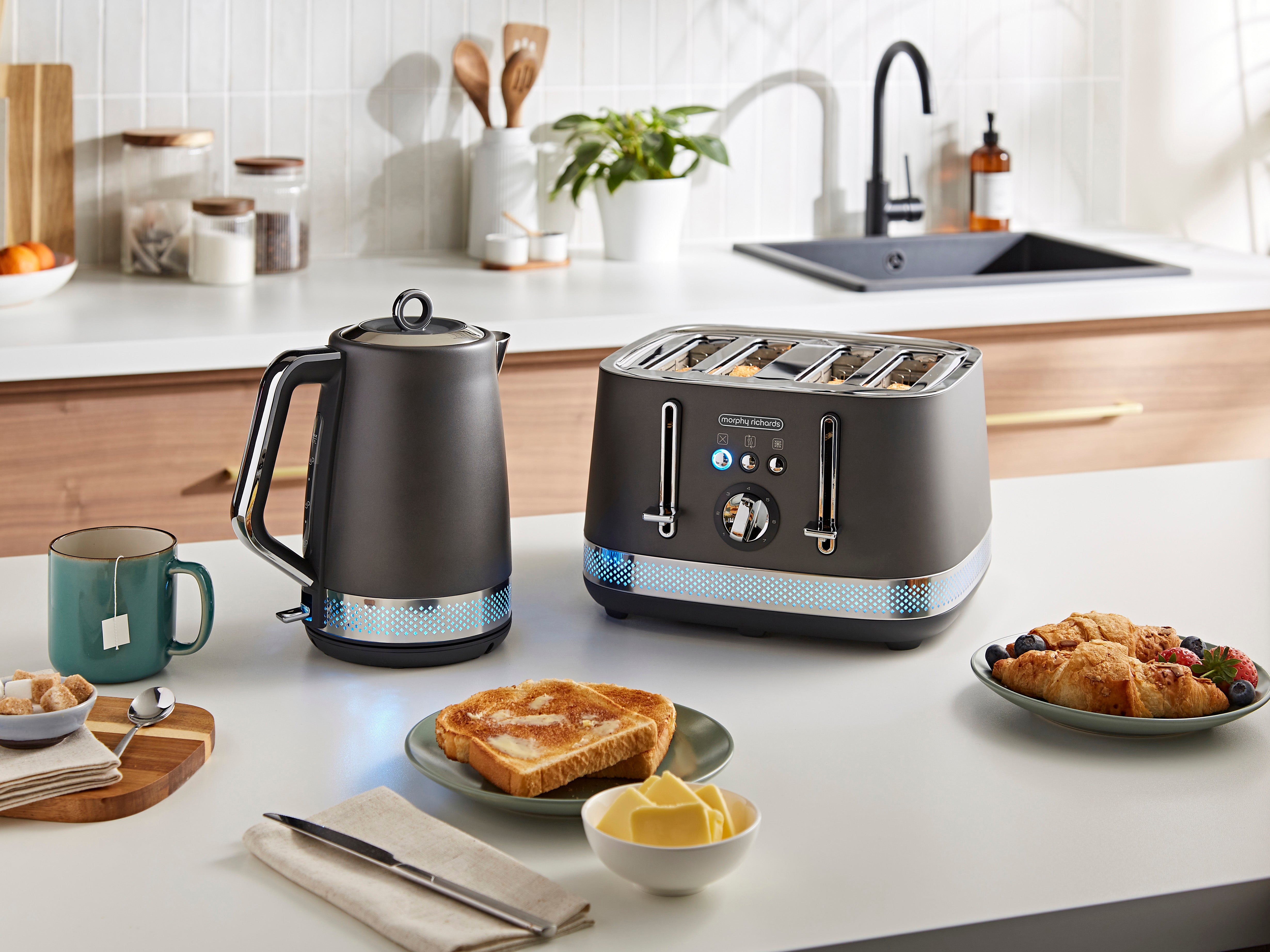 Morphy Richards Illumination Toaster 4-Slice Titanium product image