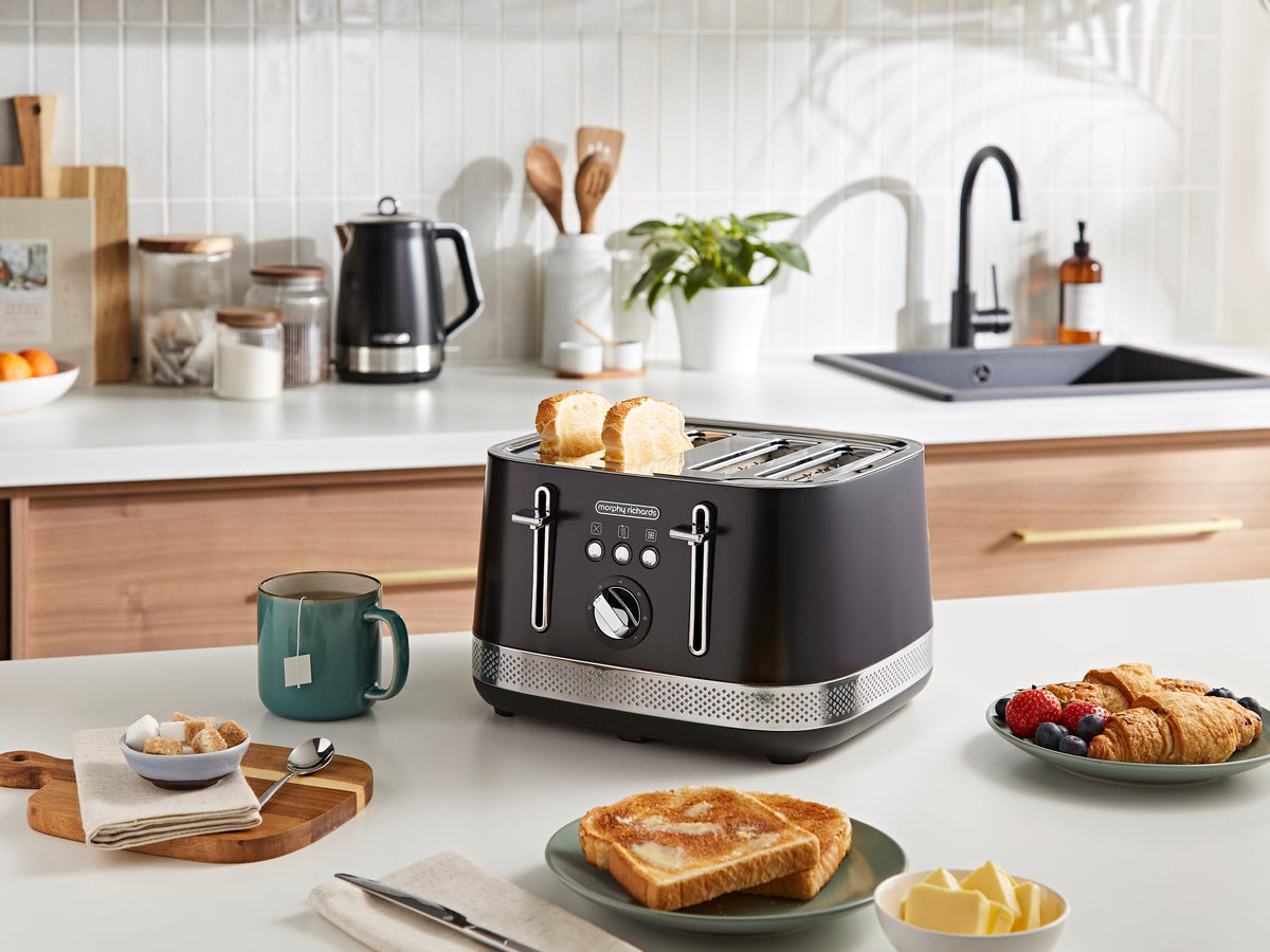 Morphy Richards Illumination Toaster 4-Slice Matt Black product image