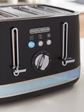 Morphy Richards Illumination Toaster 4-Slice Matt Black product image
