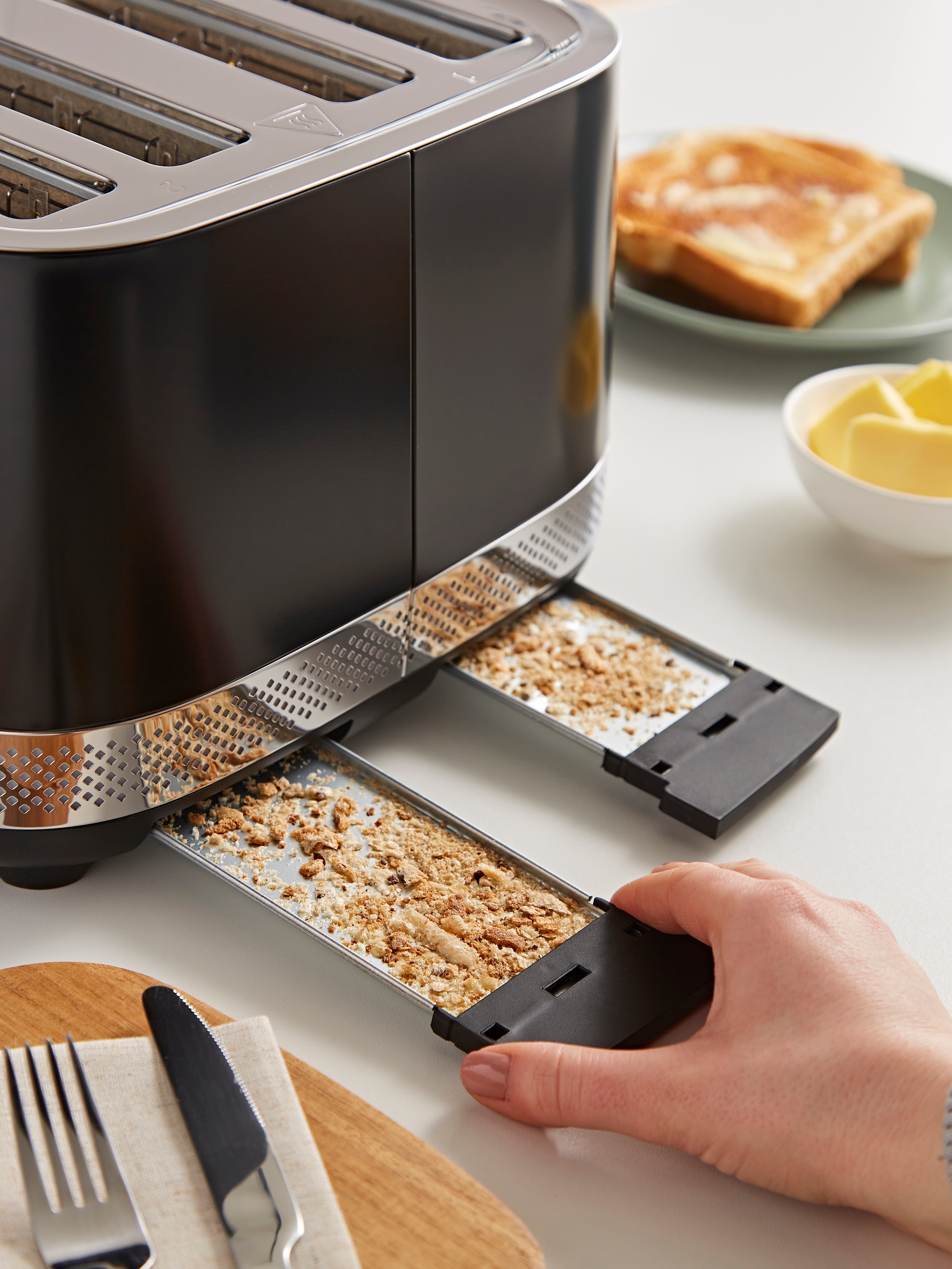 Morphy Richards Illumination Toaster 4-Slice Matt Black product image