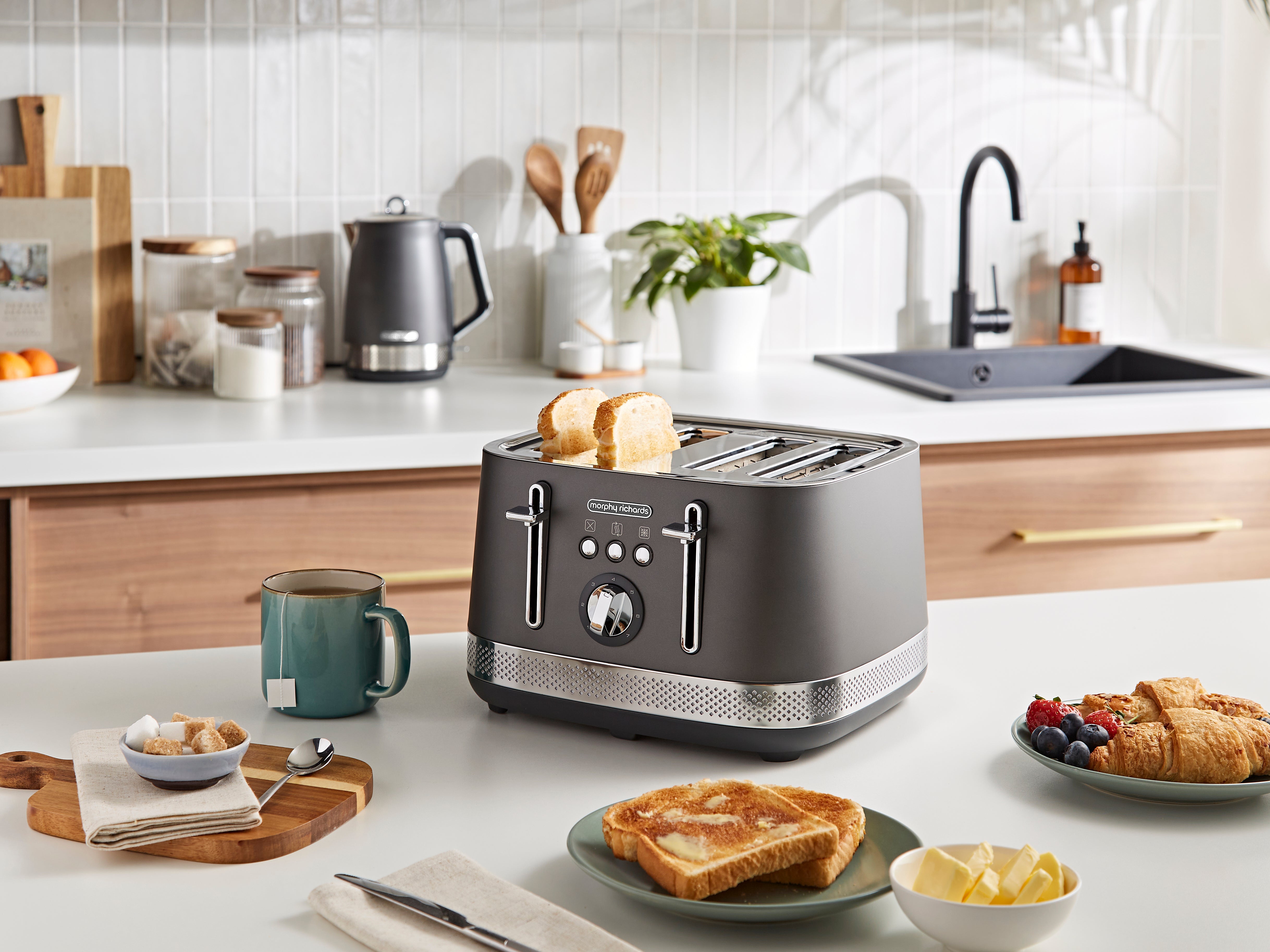 Morphy Richards Illumination Toaster 4-Slice Titanium product image