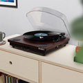Majority Moto Bluetooth Turntable, Walnut - official product image