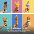 Ninja CREAMi Scoop & Swirl Soft Serve Maker - Mocha - 6 soft serve programmes