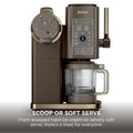 Ninja CREAMi Scoop & Swirl Soft Serve Maker - Mocha - scoop or soft serve