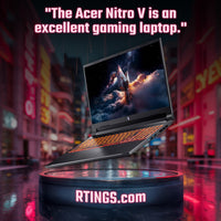 Acer Nitro V 16 AI 16-inch gaming laptop in Obsidian Black