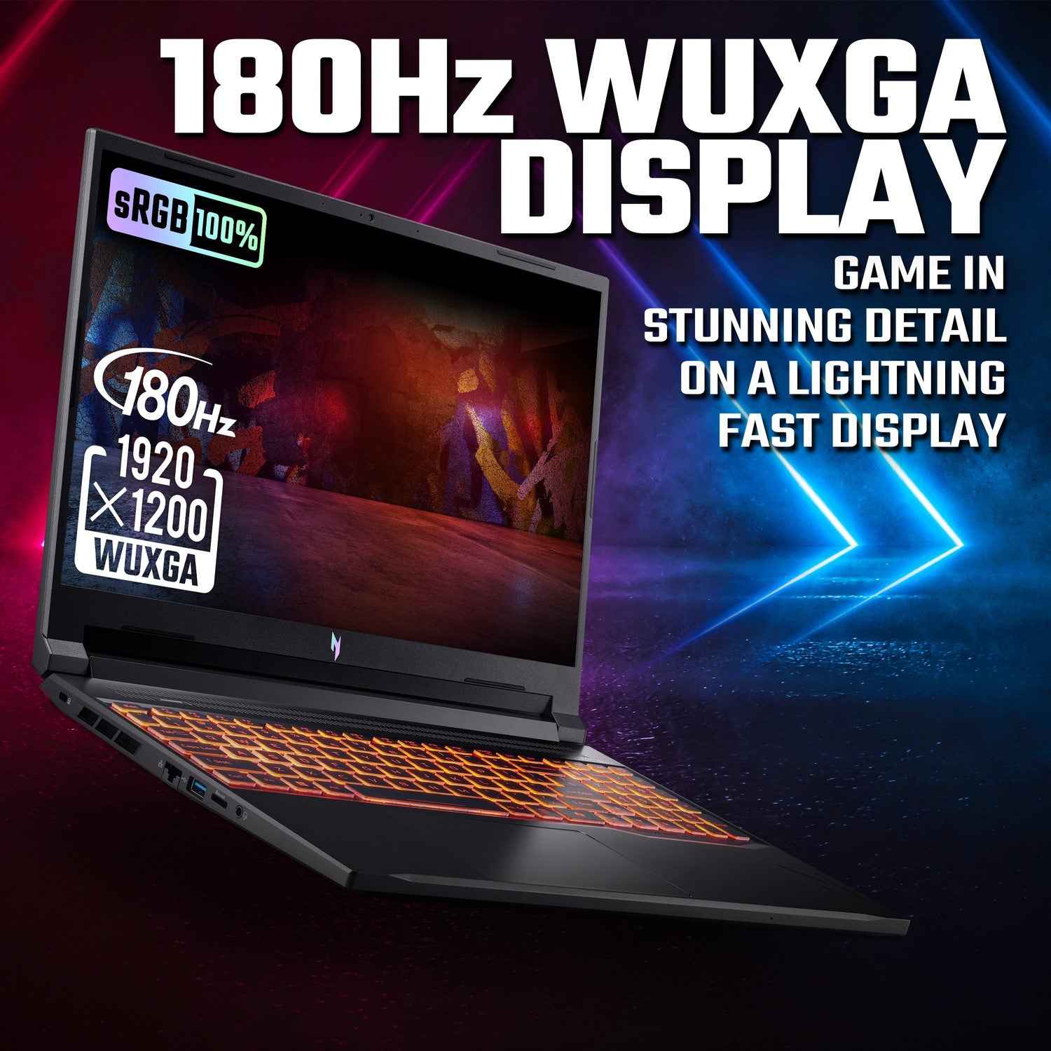 Acer Nitro V 16 AI 16-inch gaming laptop in Obsidian Black
