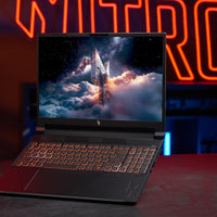 Acer Nitro V 16 AI 16-inch gaming laptop in Obsidian Black