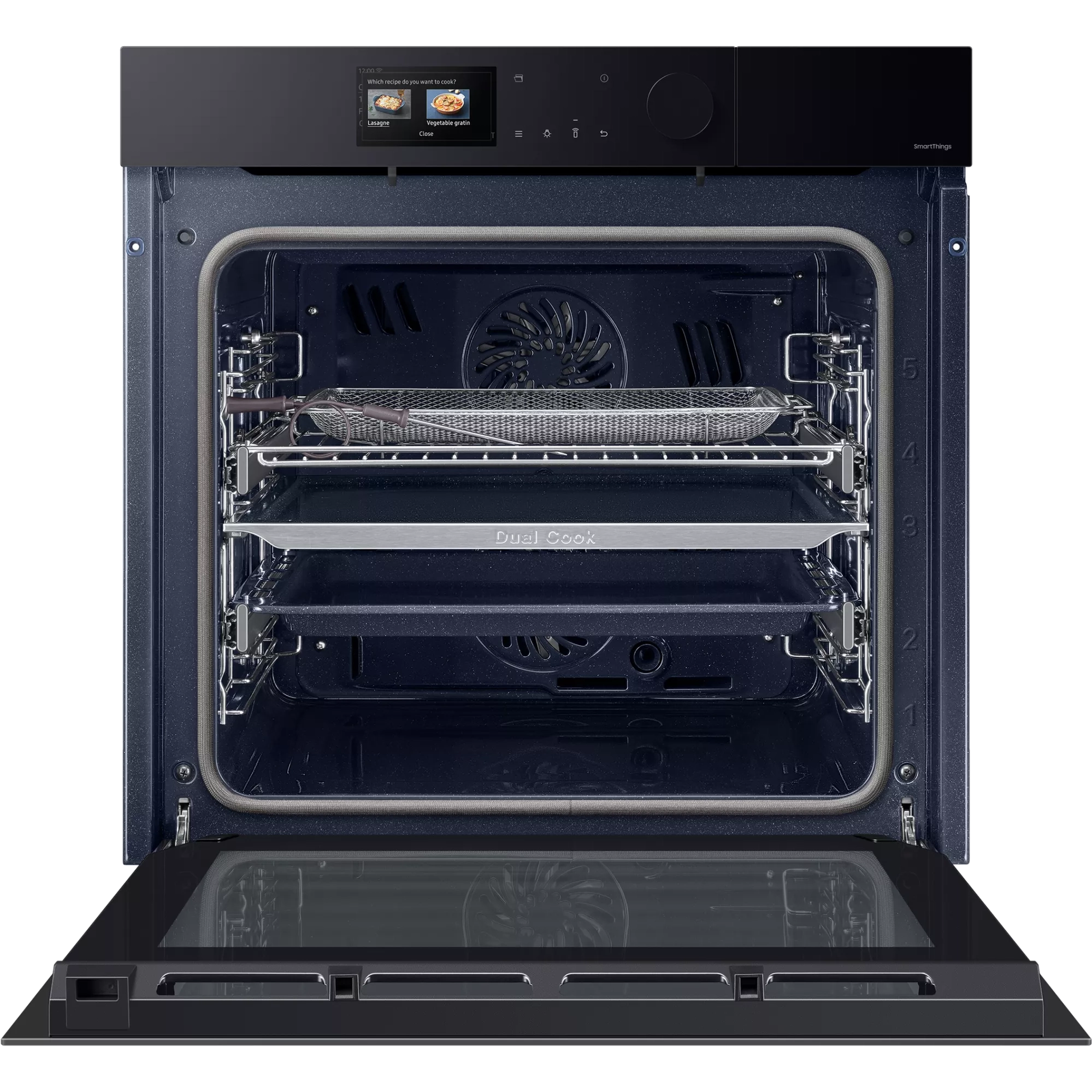 Samsung Series 7 Dual Cook Steam Oven w/ AI Pro Cooking - Clean Black | NV7B7997AAK/U4 Samsung Oven Euronics Ireland