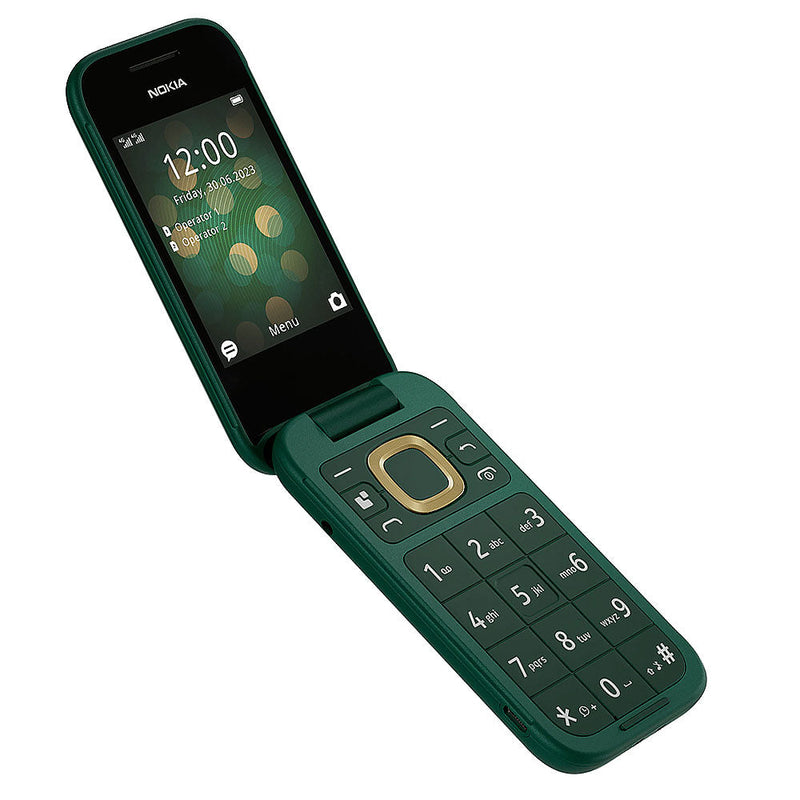 Nokia 2660 Flip Green Sim Free Smartphone | 1GF011IPJ1A05