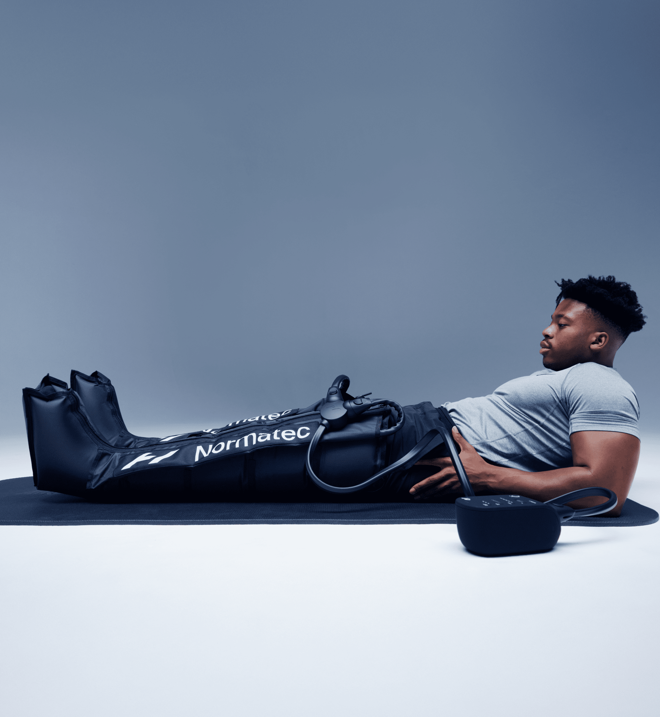 Hyperice Normatec 3 Legs system — detail view