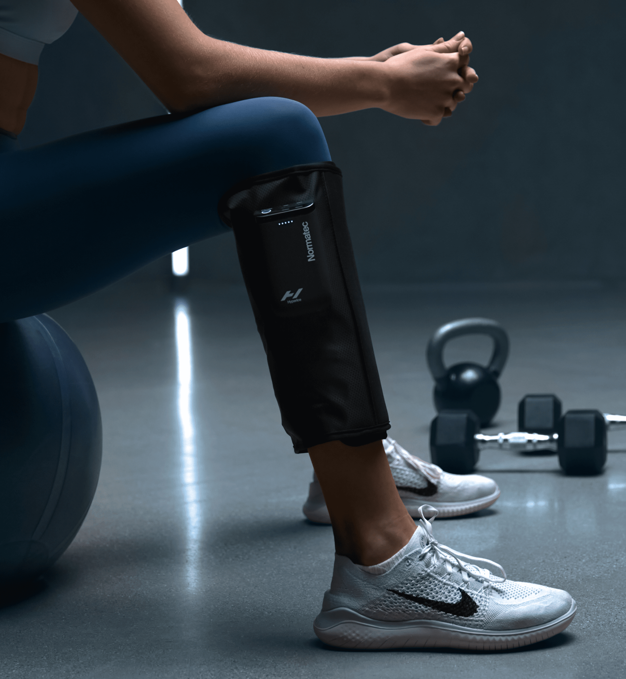 Hyperice Normatec Lower Legs — additional angle