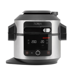 Ninja Foodi 11-in-1 SmartLid Multi-Cooker 6L Stainless Steel & Black | OL550UK