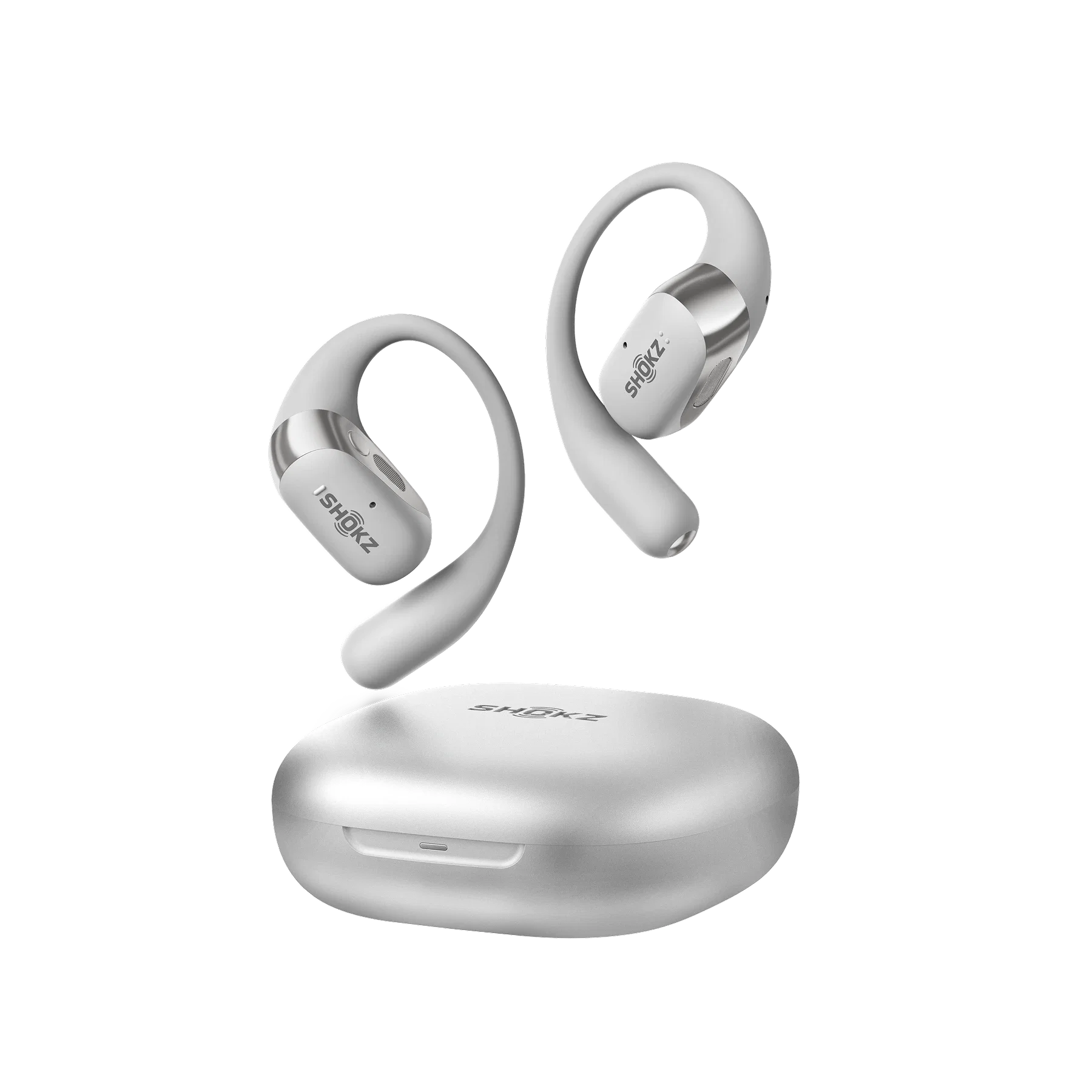 Shokz OpenFit 2+ Open-Ear True Wireless Earphones, Grey product image