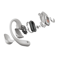 Shokz OpenFit 2+ Open-Ear True Wireless Earphones, Grey product image