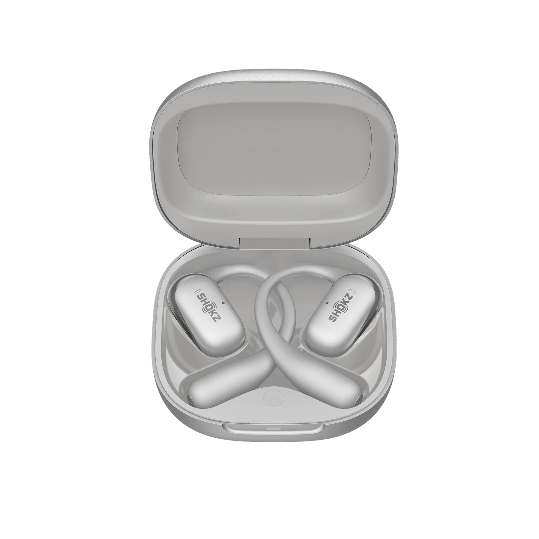 Shokz OpenFit 2+ Open-Ear True Wireless Earphones, Grey product image