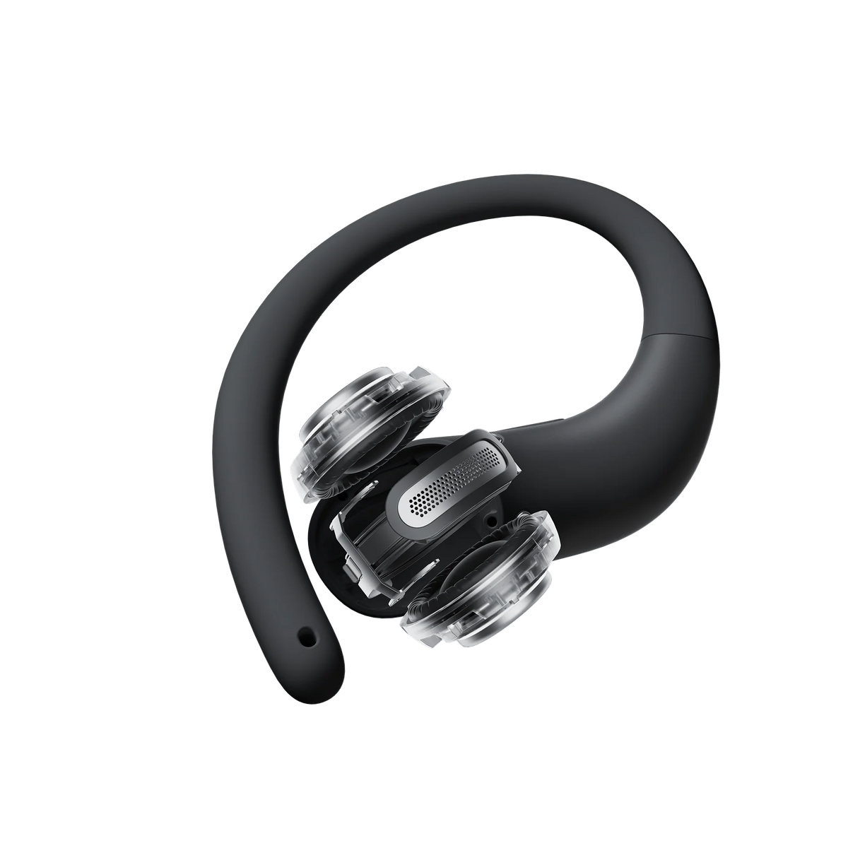 Shokz OpenFit Air 2 Open-Ear Earbuds - Black - driver and battery internals