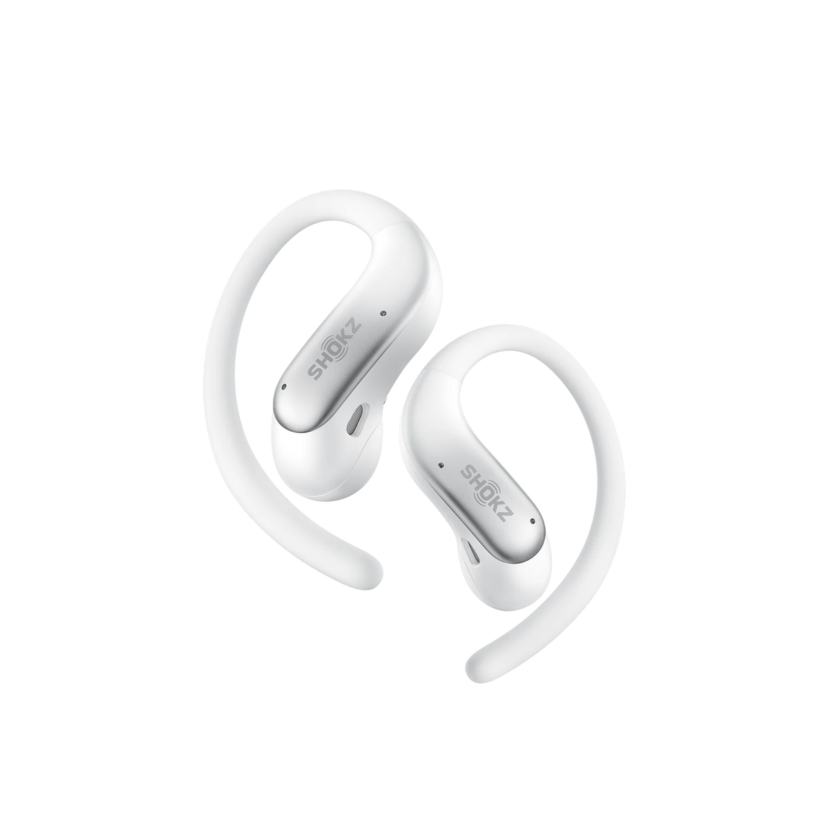 Shokz OpenFit Air 2 Open-Ear Earbuds - White - angled view