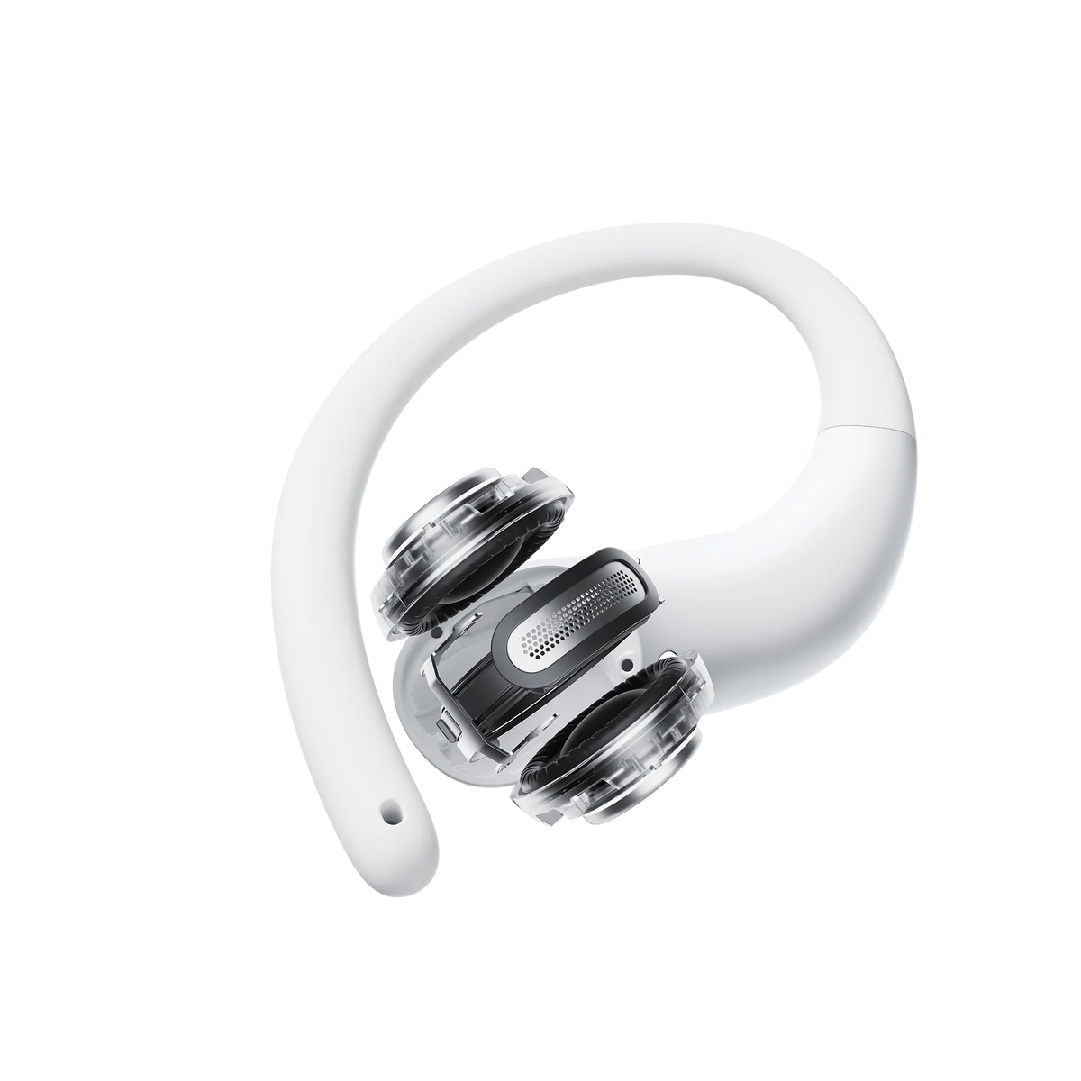 Shokz OpenFit Air 2 Open-Ear Earbuds - White - driver and battery internals