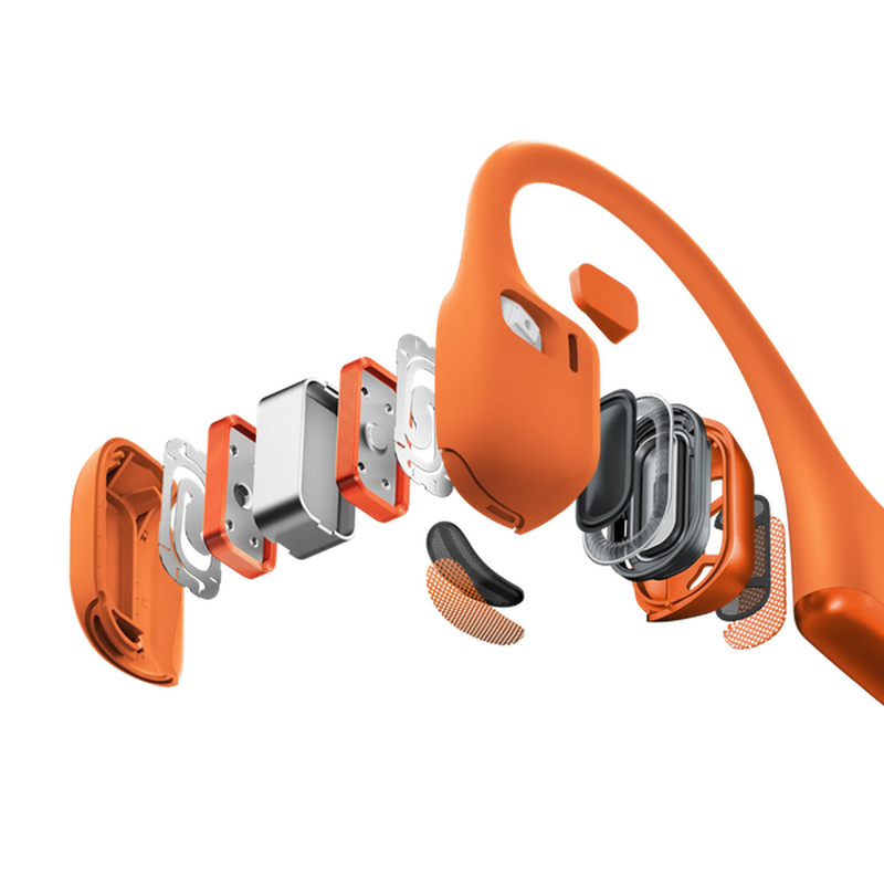 Shokz OpenRun Pro 2 30.3g Open-Ear Wireless Sport Headphones – Orange | 38-S820-ST-OR Shokz Headphones Euronics Ireland