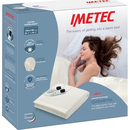 Imetec Solid Fleece Adapto Double Dual Overblanket | 16754