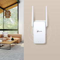 TP-Link RE315 AC1200 Wi-Fi Range Extender — minimal wall-mounted lifestyle view