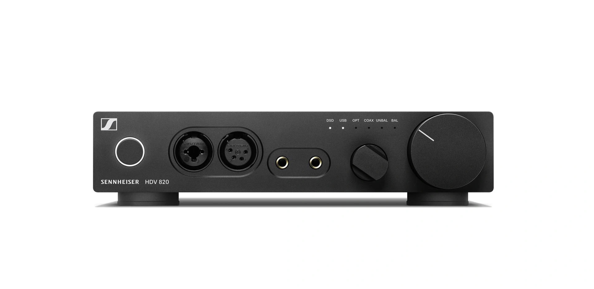 Sennheiser HDV 820 Headphone Amplifier — front view, straight on