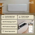 Mill Invisible Smart WiFi Panel Heater 1300W White product image