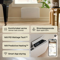 Mill Invisible Smart WiFi Panel Heater 700W White product image