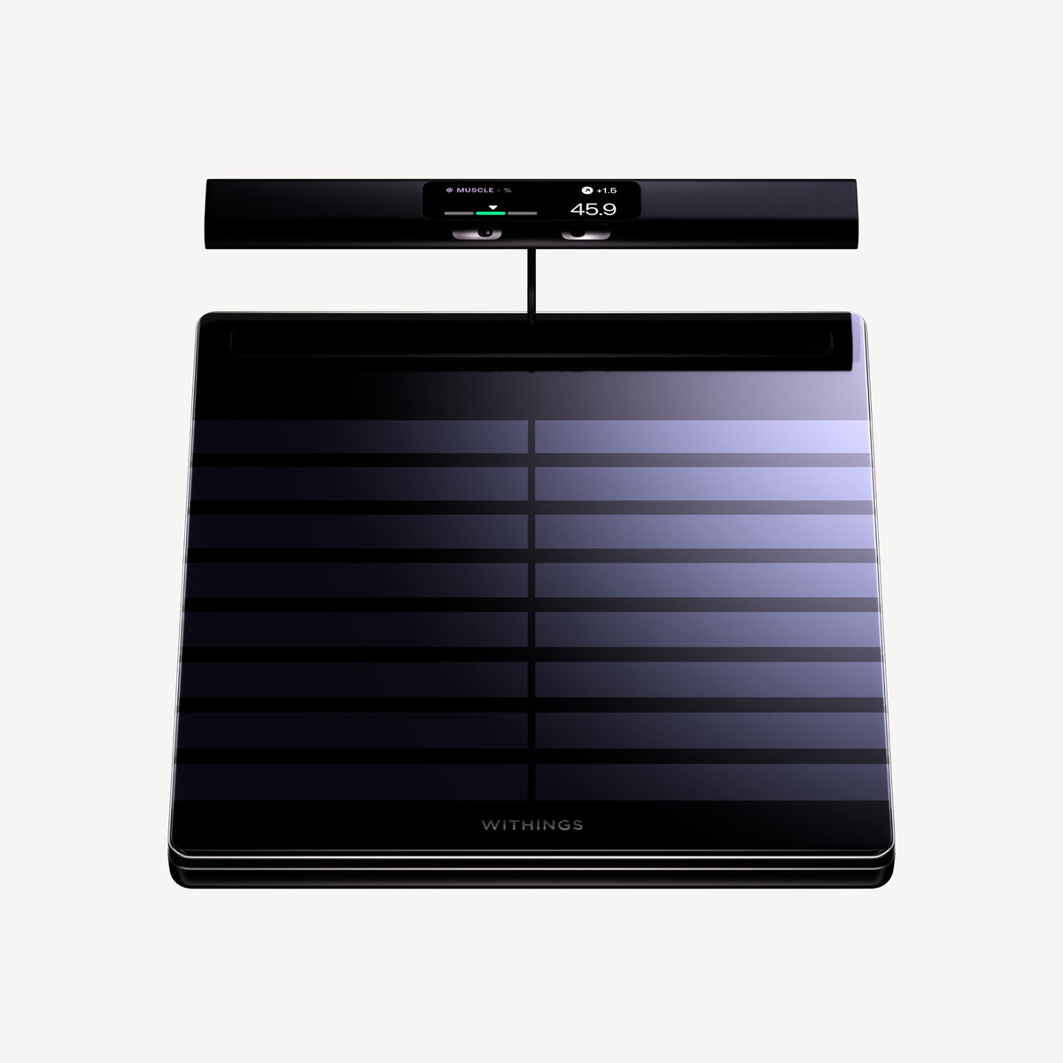 Withings BodyScan 2 Body Composition Smart Scale with ECG - Black - handle raised