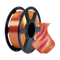 Flashforge PLA Silk Dual Color 3D Printing Filament 1.75mm 1kg - Gold & Rose - 1kg spool