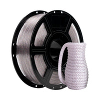 Flashforge PLA Sparkle 3D Printing Filament 1.75mm 1kg - Clear - 1kg spool