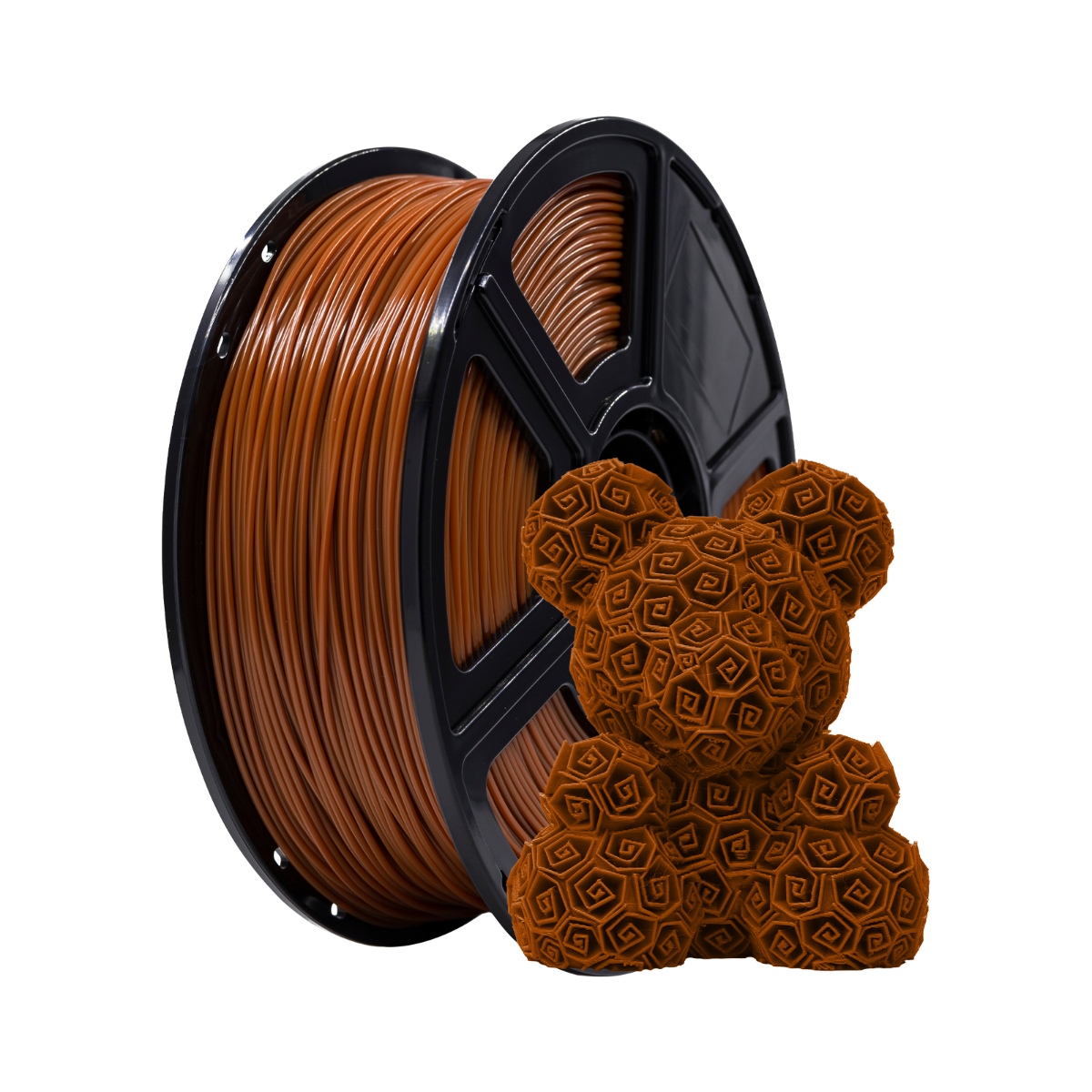 Flashforge PLA Basic 3D Printing Filament 1.75mm 1kg - Brown - 1kg spool