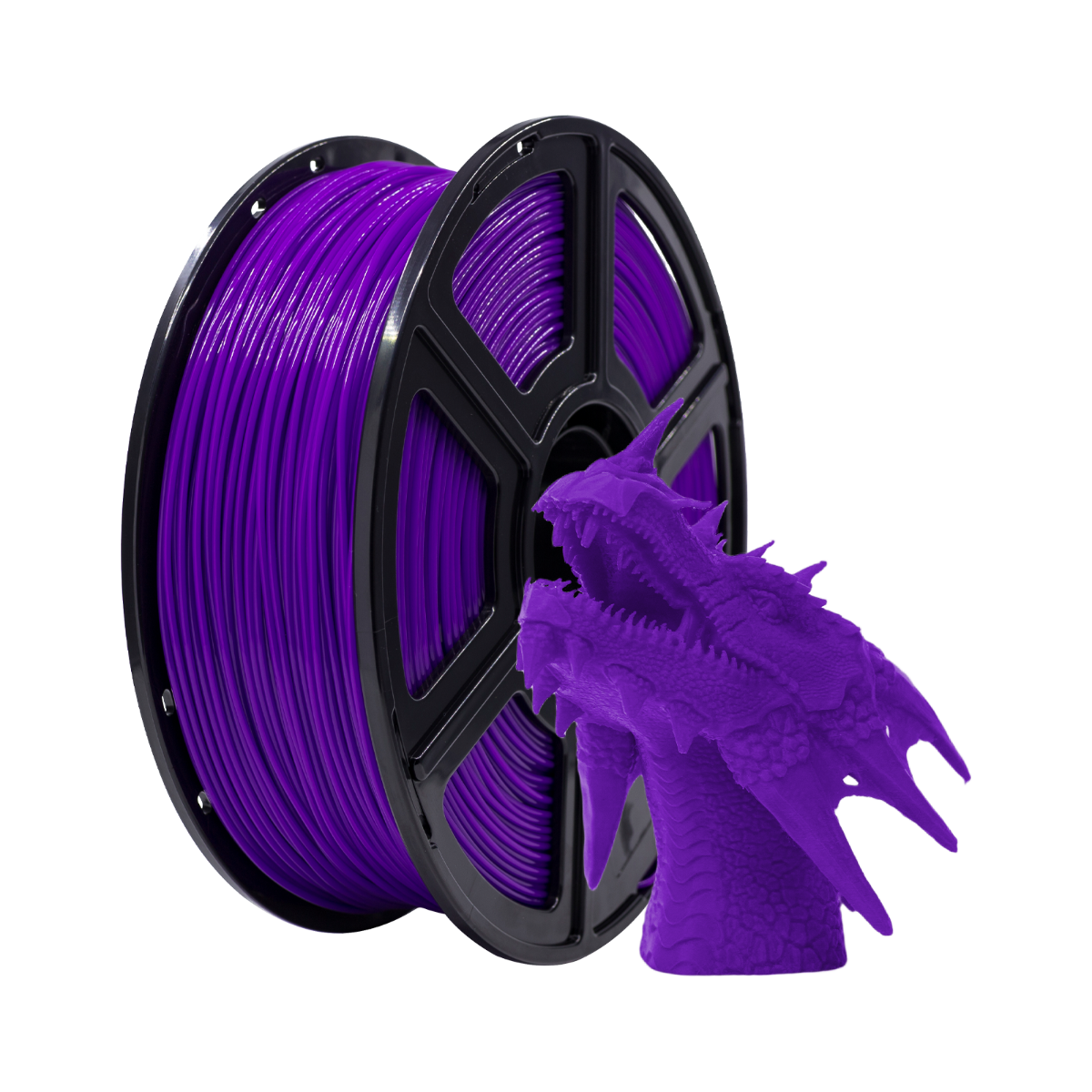 Flashforge PLA Basic 3D Printing Filament 1.75mm 1kg - Purple - 1kg spool