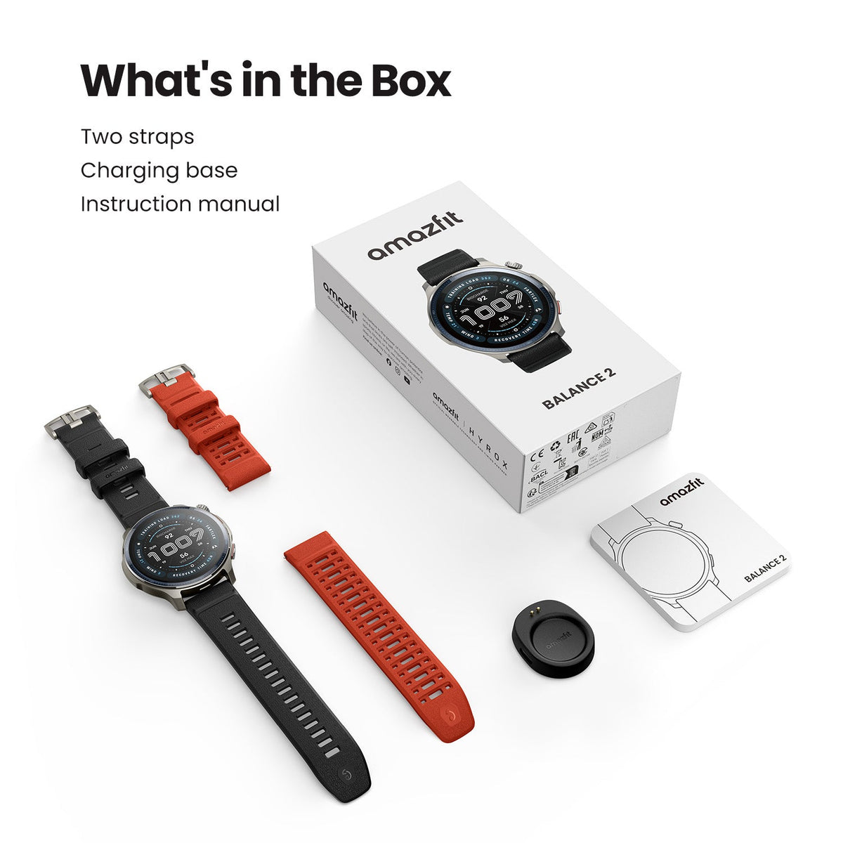 Amazfit Balance 2 Smartwatch - Advanced Health, Fitness & GPS Watch