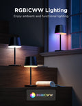 Govee Table Lamp Classic Cordless Smart Table Lamp Black - official product image
