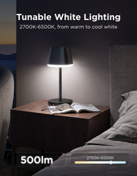 Govee Table Lamp Classic Cordless Smart Table Lamp Black - official product image