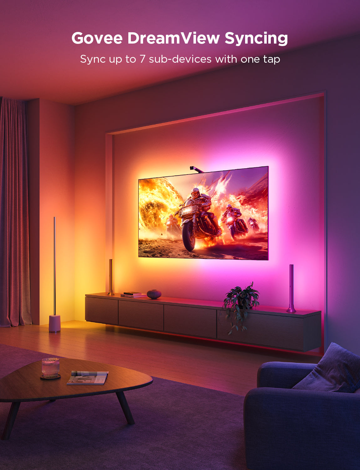 Govee TV Backlight 3 Lite 75–85" RGBICW TV Backlight - official product image