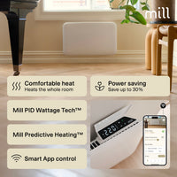 Mill Invisible Smart WiFi Panel Heater 700W White product image