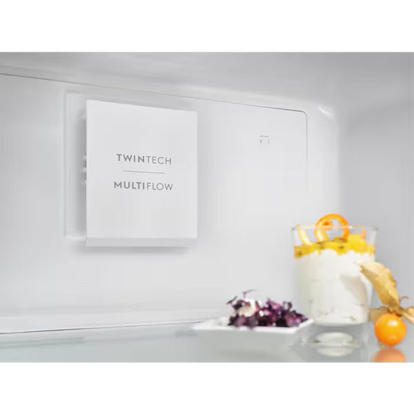 Electrolux 60cm TwinTech NoFrost Freestanding Fridge Freezer Matte Black – view 2