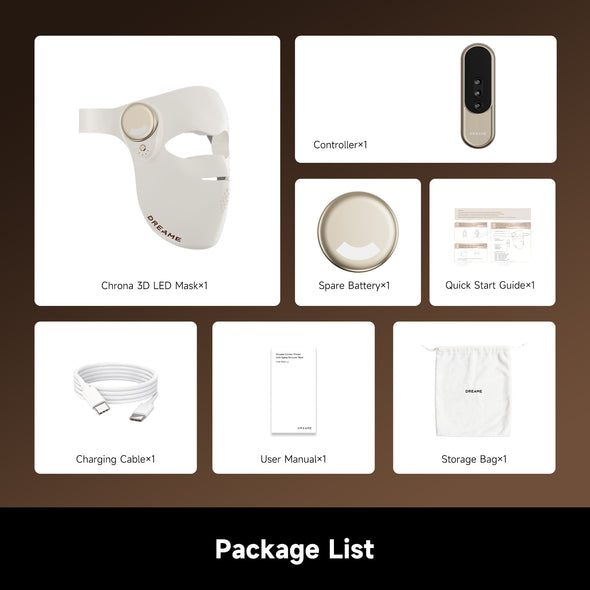 Dreame Chrona LED Light Therapy Mask, Photon Anti-Aging Skincare Mask | AB01A