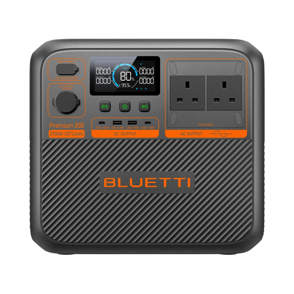 BLUETTI Premium 200 V2 2,073.6Wh 2,700W Portable Power Station - front view