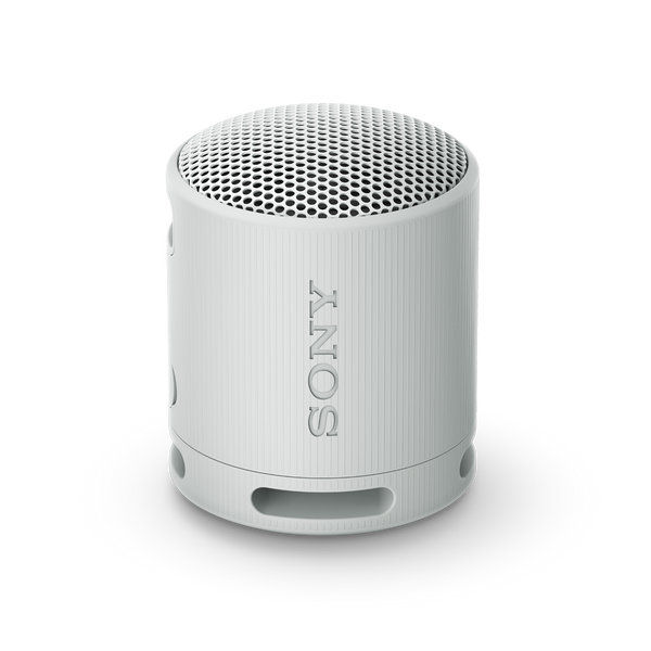 Sony SRS-XB100 Portable Bluetooth Speaker - Light Grey - official product image